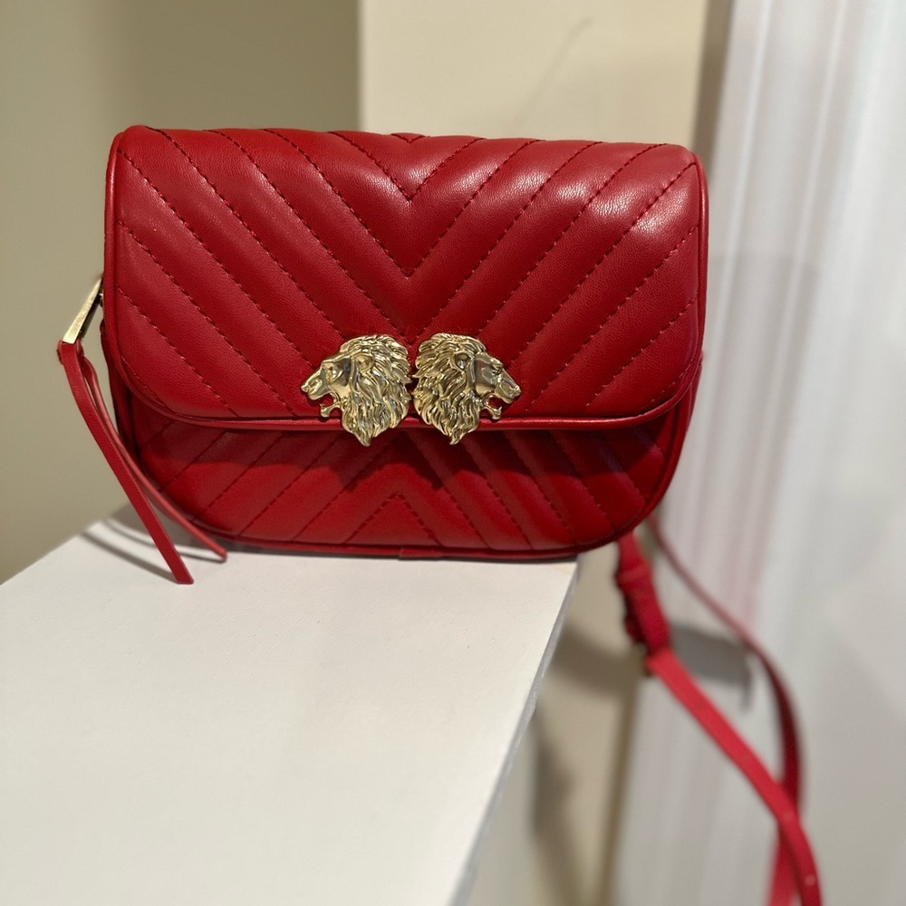 Zara Basics Faux Leather Crossbody with Waist Belt